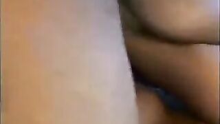 Black guy checked the strength of an Asian whore
