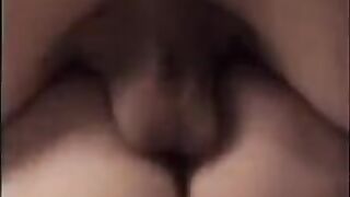 Pretty young girl has a great time with her strong partner in this steamy homemade scene