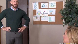 The Cherie Deville has sex with her subordinated employee
