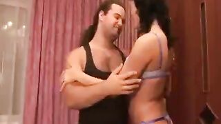 Guy fucked gymnast in all sorts of interesting poses and stances