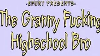 He could easily fit his dick in the crotch of that hot granny