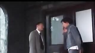 A Japanese is being bullied and tied up naked to get fucked