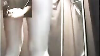 Underwear store camera in changing room, secret filming of customers