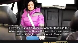 A hot girl was fucked by a taxi driver in his car, right in the car