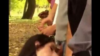 Four girls have been raped and fucked on the street