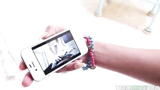 Alaina Kristar got horny after watching porn and needed to have sex