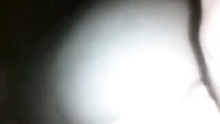 The chick was caught at night and fucked on cam