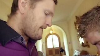 Two guys tore the ass of a naive young girl. She didn’t expect such an intense experience