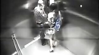 Another couple caught on a hidden hotel camera
