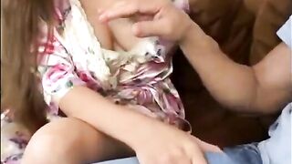 A mother was penetrated by her eldest son, showcasing intense passion