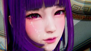 Hentai 3D animation of a daring first anal experience
