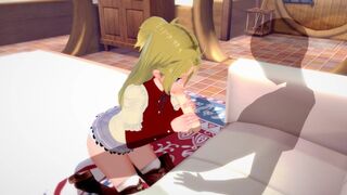 Jobless Reincarnation Mushoku Tensei - Eris Greyrat gets passionately taken by her loved one