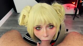 Himiko Toga gets fucked after giving a blowjob