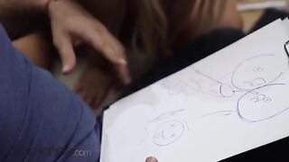 The old teacher fucked young blonde Lovita Fate in a steamy encounter