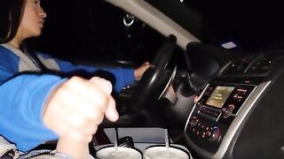 Pervert dude gets helped by kinky stepsister on the highway in pt.1