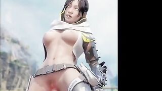 Apex Legends animated content with intense action