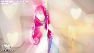 Ahri's mystery box: Nine-tailed fox's essence extraction, a popular cosplay scene from League of Legends