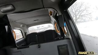 Asian gets out of Fake Taxi on the street and pisses where he wants to