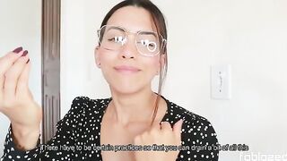 A hot session with a psychiatrist in a roleplay JOI scenario