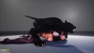 A succubus was bred with a fury in this 3D porn