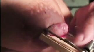 Busty girl is tied up and gets hit by her boyfriend