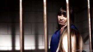 Two lesbians fucked in a prison cell