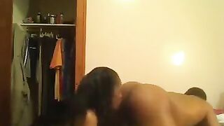 A girl punished her disobedient boyfriend with a strapon in a bold move