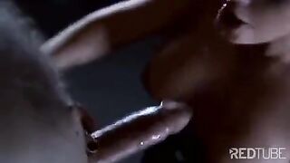 A related slave was forced to lick the pussy of a lady
