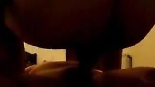 A woman with a sagging belly after childbirth gets fucked crazy