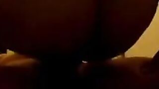 A woman with a sagging belly after childbirth gets fucked crazy