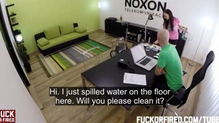 When applying for a job, do not forget to show your ass in the office