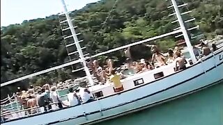 A yacht is the place where many girls are ready to get fucked