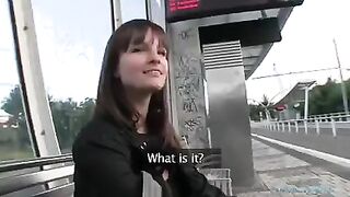 Brunettes agreed to get fucked for money outdoors