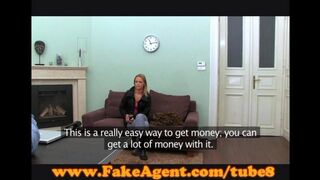 Friends arranged a sex casting for a young model with an agent