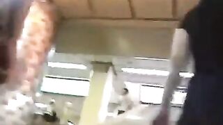 Peeping up the skirts of passers-by with a hidden camera