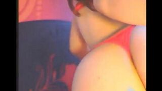 The girl with vibrators fucks herself in all holes, including the ass
