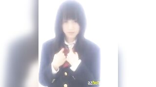 Hot Asian schoolgirl masturbates alone in her classroom, showcasing her enticing figure