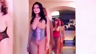 Gangbang with a girl with big and beautiful tits