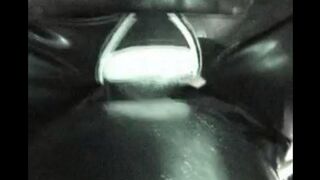 A hot wife fucks with her husband in latex costumes, it’s really exciting