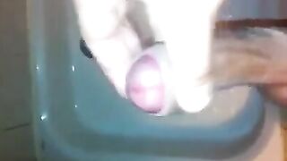 The kid masturbates in the shower, almost like he’s spying on someone