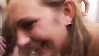 Super-chicon youth fucked by a group of guys in an orgy