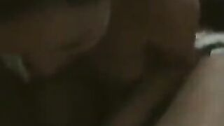 A chubby wife dances naked in front of her husband