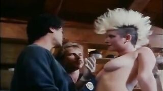 Bunch of wet pussies gets fucked in a retro orgy
