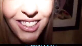 A young girl is fucking with a guy at a student party