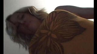 First creamy for the adorable blonde teen with natural tits Ellie Louise