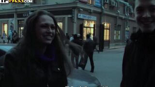 A real pick-up in Russian with a hot beauty