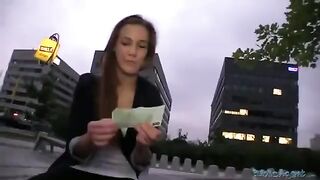 The beauty was picked up and fucked on the street