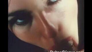 A vintage blowjob from a girl who loves sperm