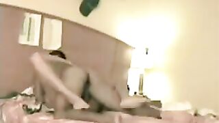 A blonde is spread and fucked in a homemade video