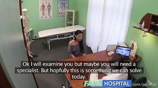 The cunning doctor examined the patient and had his way with her